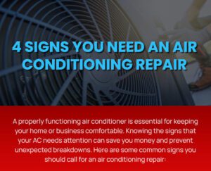 4 Signs You Need an Air Conditioning Repair
